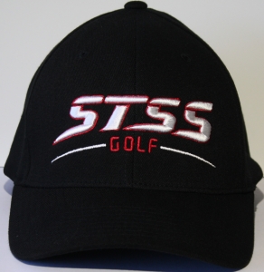 STSS Golf Raised Logo Hat - Black